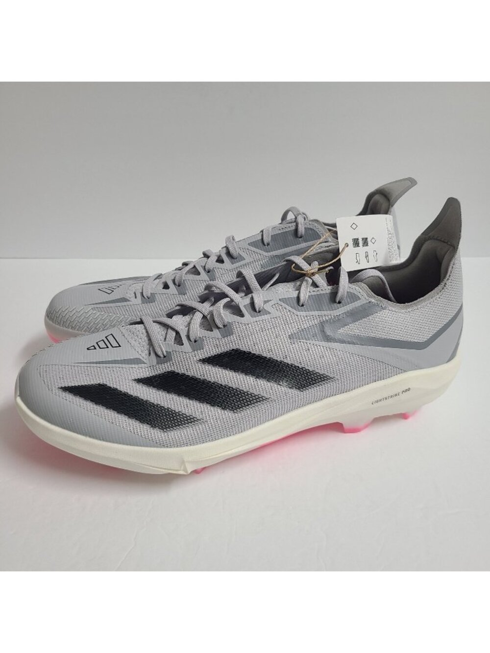 NEW Adidas Adizero Electric+ TPU Baseball Cleats ID0942 Size 12.5 Gray #1